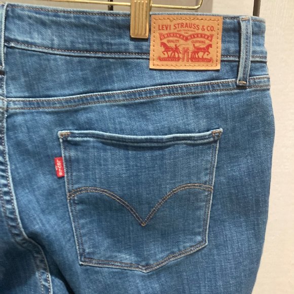 Levi Stauss mid rise skinny jeans 33 - Picture 5 of 6